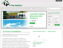 Tablet Screenshot of diprimaimmobiliare.it